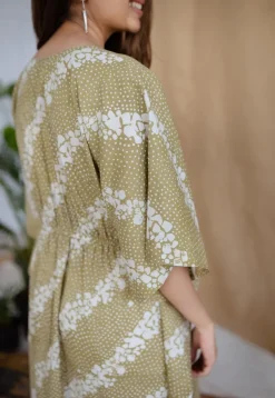 Aabha Batik Cotton Kaftan