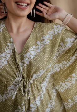 Aabha Batik Cotton Kaftan