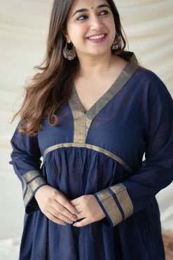 Aasha Mangalgiri Cotton Flared Kurta