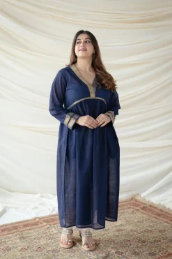 Aasha Mangalgiri Cotton Flared Kurta