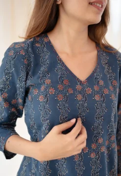 Aliyya Ajrakh Cotton Kurta