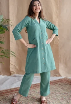 Amara Slub Cotton Co-ord Set