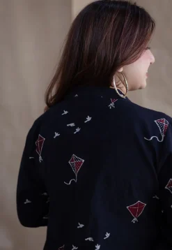Amdavad Patang Ajrakh Cotton Kurta