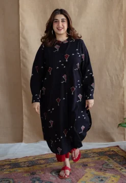 Amdavad Patang Ajrakh Cotton Kurta