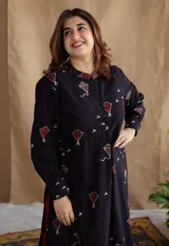 Amdavad Patang Ajrakh Cotton Kurta