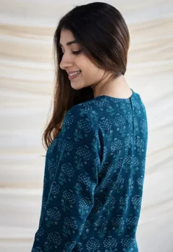 Amina Slub Cotton Dress