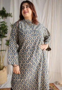 Anifa Ajrakh Cotton Kurta