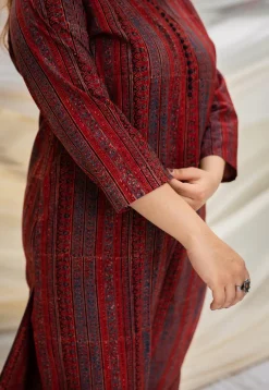 Aniha Ajrakh Madder Cotton Kurta