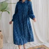 Anila Dabu Slub Cotton A Line Dress