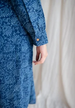 Anila Dabu Slub Cotton A Line Dress