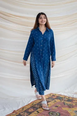 Anya Slub Cotton Dabu Palazzo