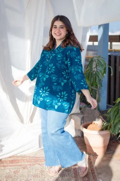 Aparna Dabu Cotton Short Top