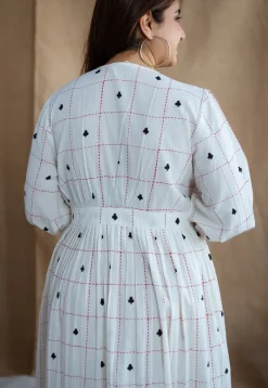 Arika Block Printed Cotton Dress