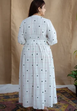 Arika Block Printed Cotton Dress
