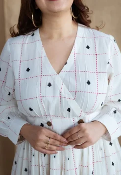 Arika Block Printed Cotton Dress