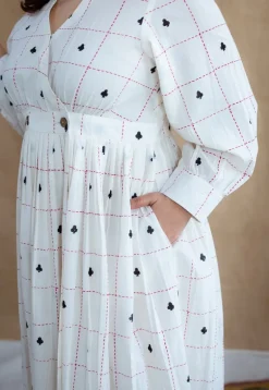 Arika Block Printed Cotton Dress
