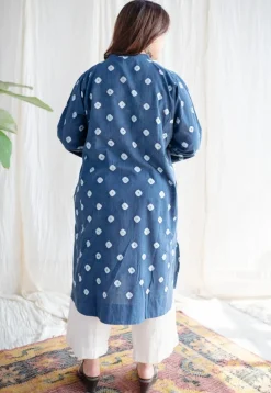 Arpita Bandhani Cotton Jhabba Kali Kurta