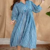 Arya Batik Natural Dyed MulMul Cotton Dress with Slip