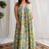 Arziya Sanganeri Slub Cotton Dress
