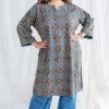 Asiya Ajrakh Jhabba Kali Cotton Kurta