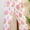 Azrin Sanaganeri Border Cotton Pant