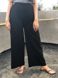 Black Kala Cotton Palazzo
