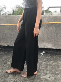 Black Kala Cotton Palazzo