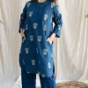 Bombay Irani Chai Ajrakh Cotton Kurta