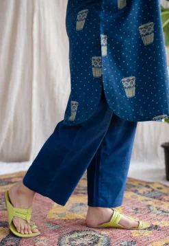 Bombay Irani Chai Ajrakh Cotton Kurta