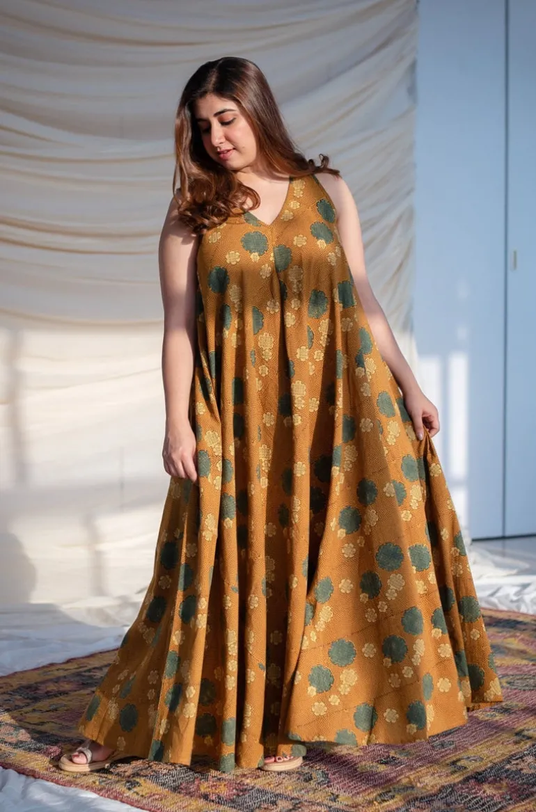 Chaitali Ajrakh Cotton Dress