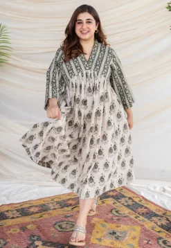 Devika Bagru Cotton Dress