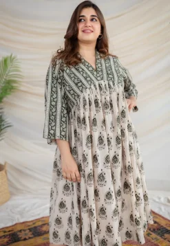 Devika Bagru Cotton Dress