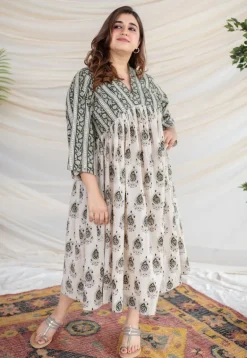 Devika Bagru Cotton Dress