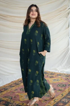 Dia Slub Cotton Kurta