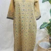 Elisha Ajrakh Cotton Hand Embroidered Kurta