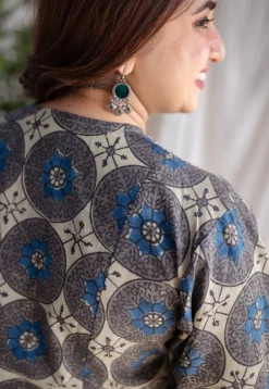 Elnaz Ajrakh Cotton Kurta