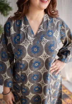 Elnaz Ajrakh Cotton Kurta