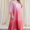 Esita Ombre Silk Co-Ord Set with Mukaish Detailing (Set of 2)