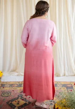 Esita Ombre Silk Co-Ord Set with Mukaish Detailing (Set of 2)