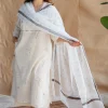 Felza Dabu Slub Cotton Hand Embroidered Kurta