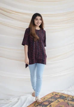 Fiza Slub Cotton Short Top