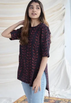 Fiza Slub Cotton Short Top