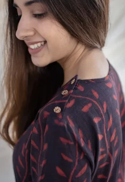 Fiza Slub Cotton Short Top