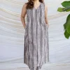 Hanifa Grey Batik Cotton Straight Kurta