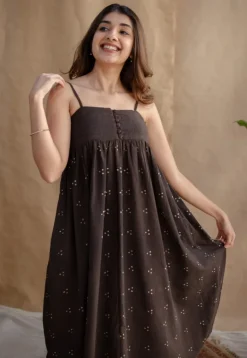 Hannah Dabu Slub Cotton Dress