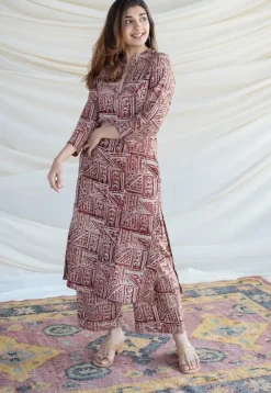 Harshali Kalamkari Rayon Co-Ord Set