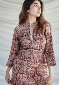 Harshali Kalamkari Rayon Co-Ord Set