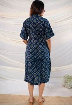 Hruta Ajrakh Cotton Dress