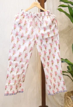 Iffat Sanaganeri Border Cotton Pant