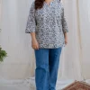 Iman Kalamkari Cotton Top